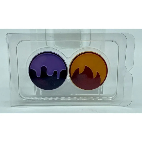 Pokémon‎ Poison & Burn Counter Tokens New - Picture 1 of 2